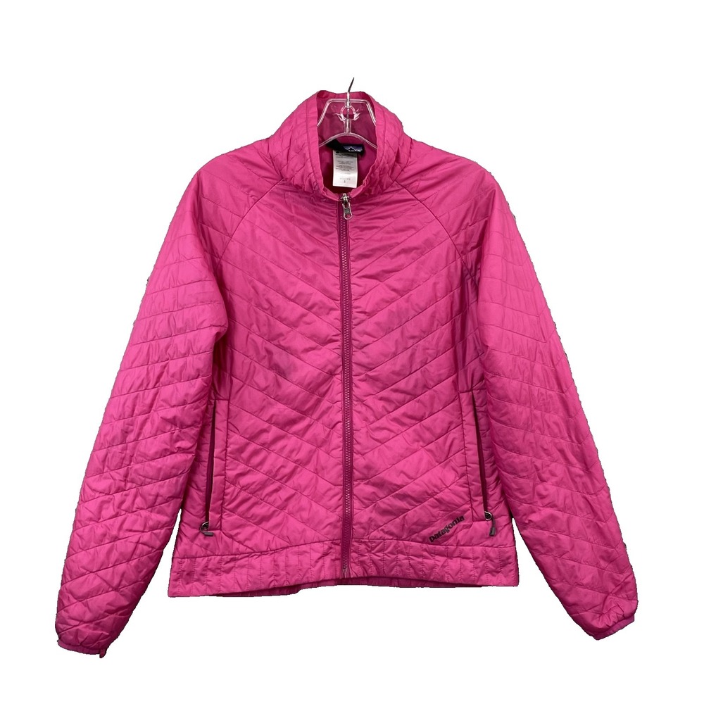 Patagonia Lightweight Puffer Jacket Women's Small Pink Quilted Outdoor Gorpcore